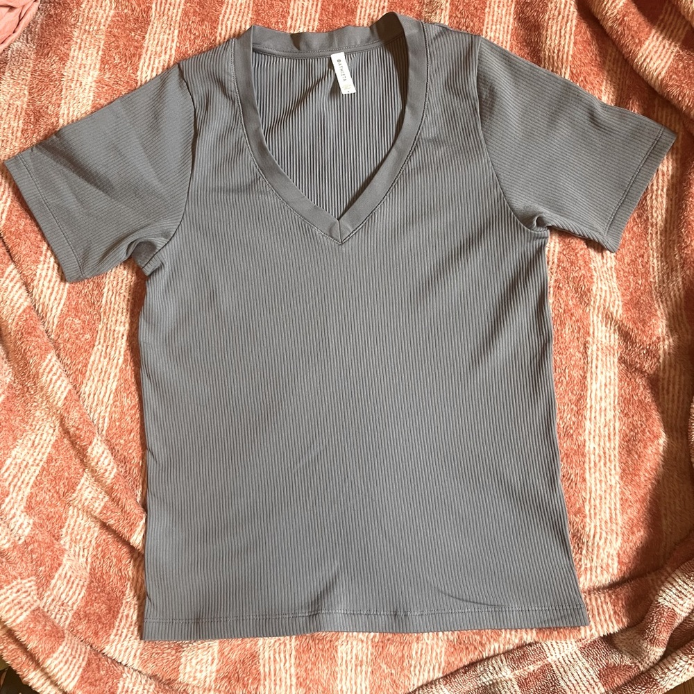 Purplish grey Athleta athletic top